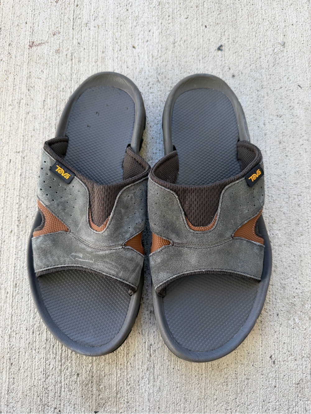 Teva Men's Katavi 2 Suede Slide Sandals size 10